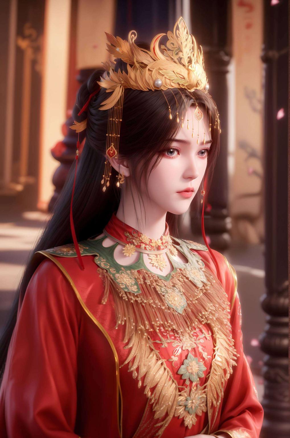 绘制了AI女神李慕婉的高清动态壁纸让每一次点亮屏幕都如穿越次元