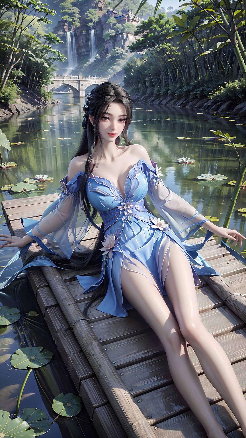 还能让你的眼睛得到舒适的享受以李慕婉的倩影为主题