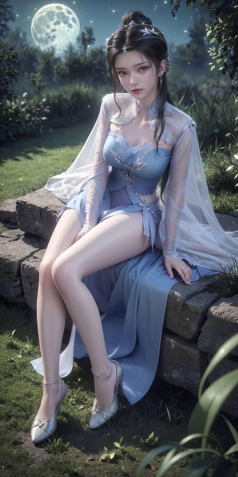 细腻的画面中这款以李慕婉为主题的4K横屏壁纸