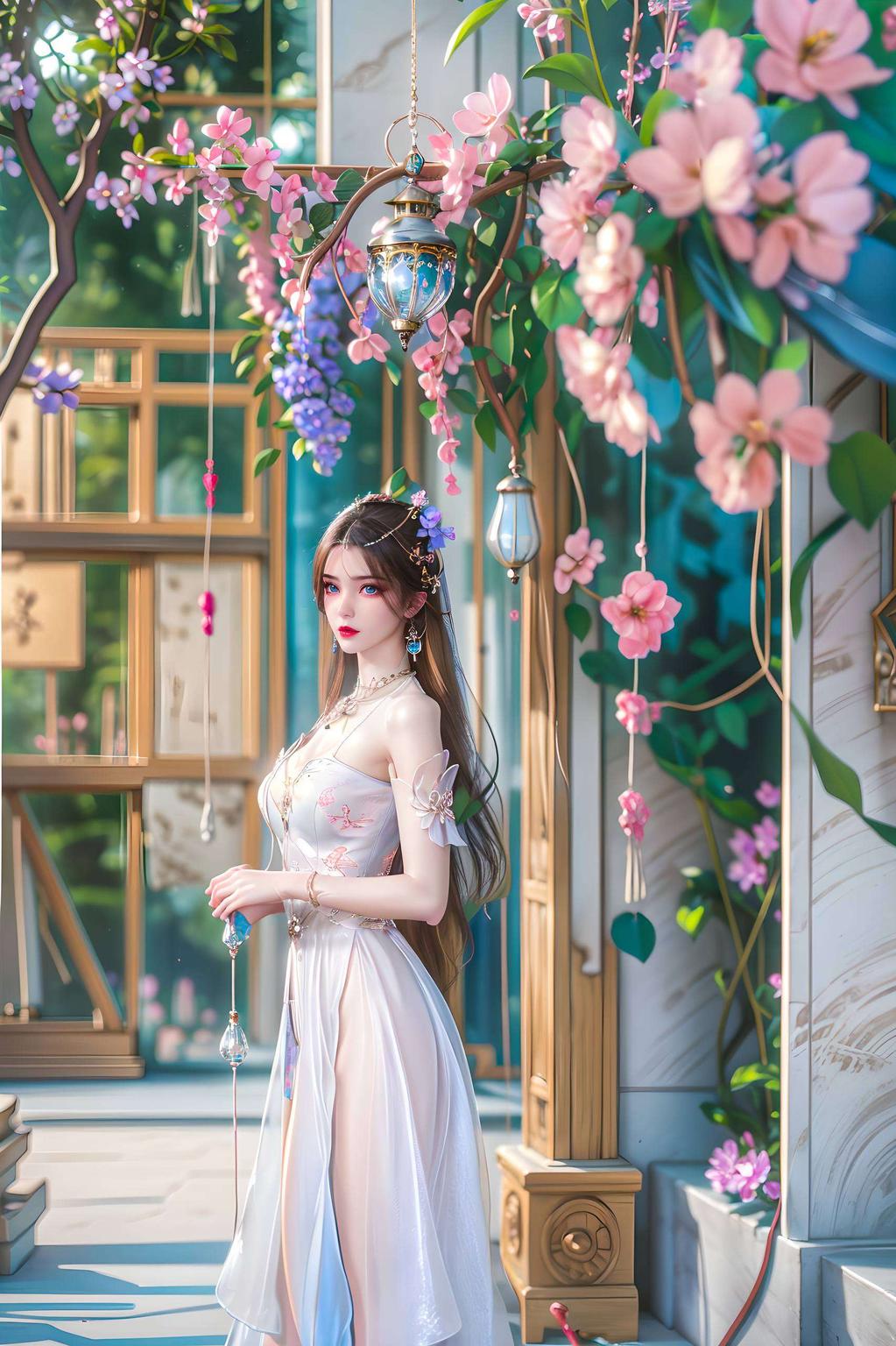 这款超还原点阵4K高清动画壁纸将李慕婉的全身形象展现得淋漓尽致