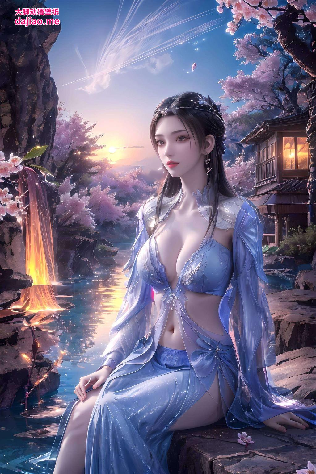 以高清AI动作素材打造国漫界的璀璨女神