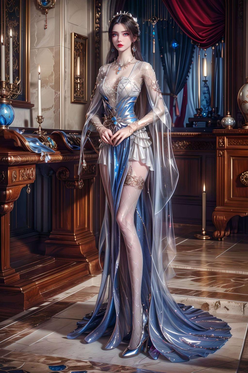 东方元素的超还原国漫美女她婉约动人