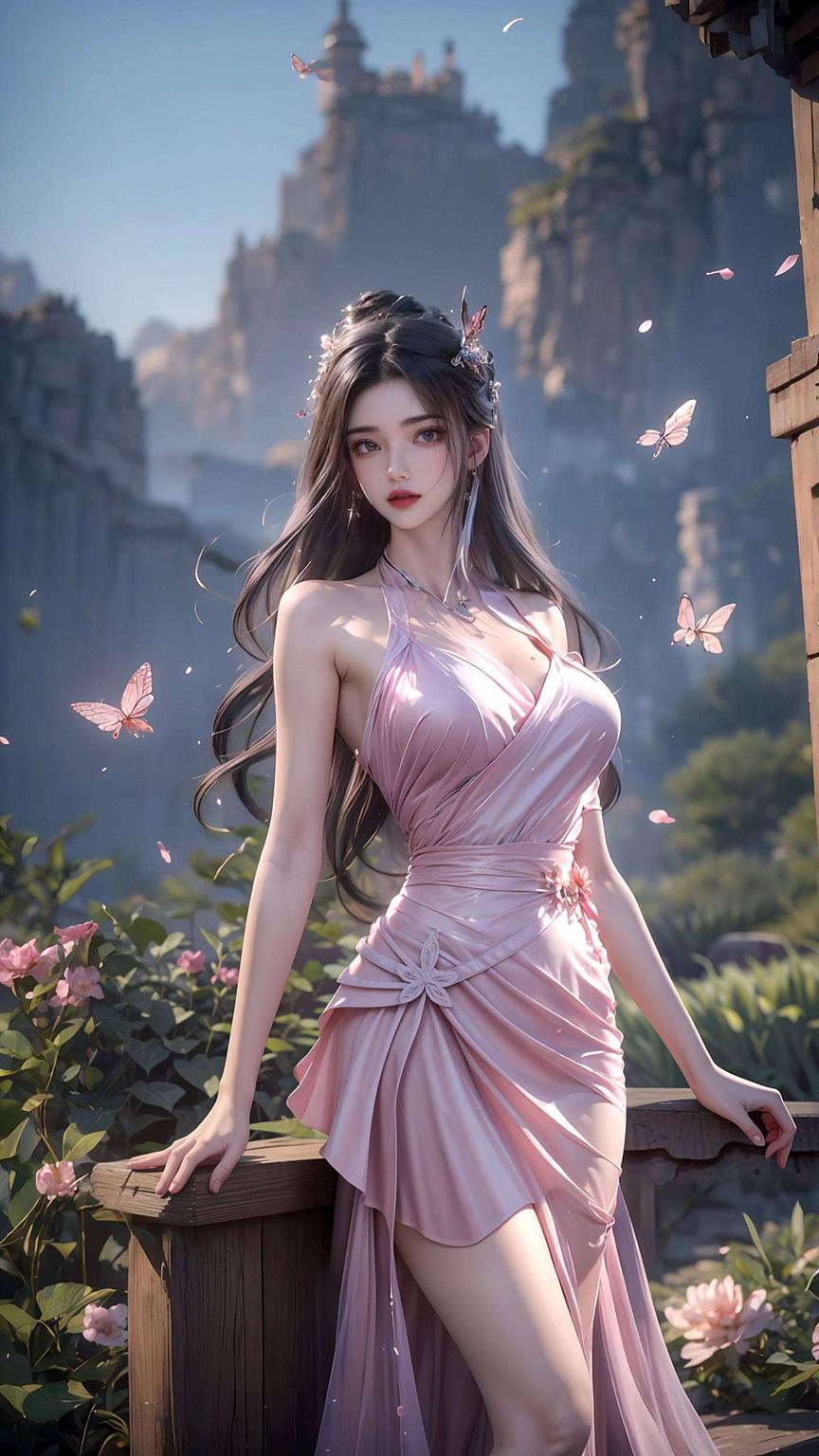 这款以李慕婉新造型为核心的超高清拼贴电脑桌面主题细腻的笔触