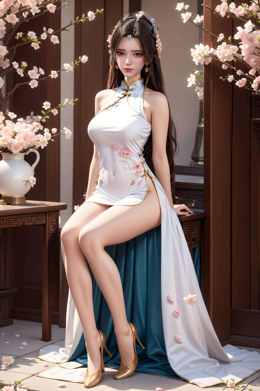 遇见高清AI人物表情素材她的每一次眨眼、微笑