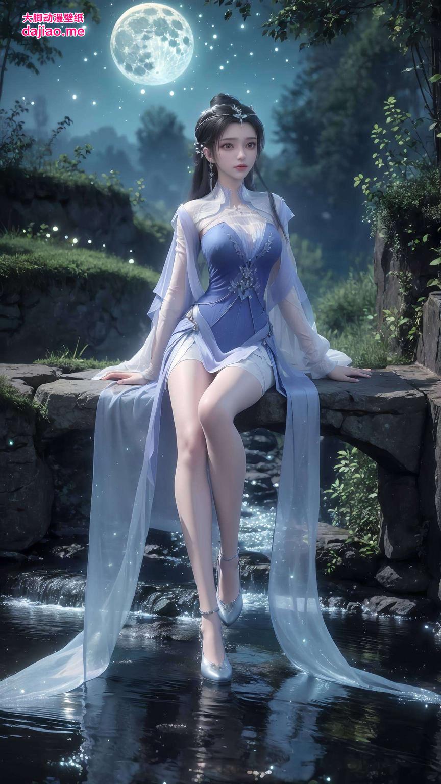 融合了ins风的独特韵味遇见李慕婉——这款高分辨率对称平板国漫美女壁纸