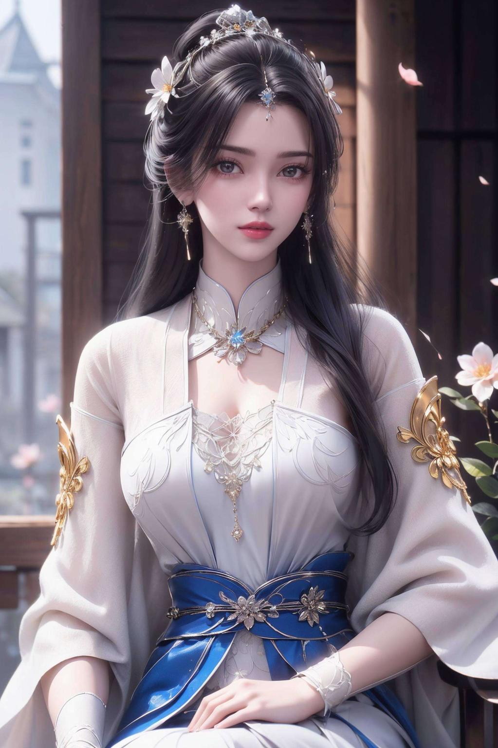 这位神仙级美女壁纸每一帧都如诗如画