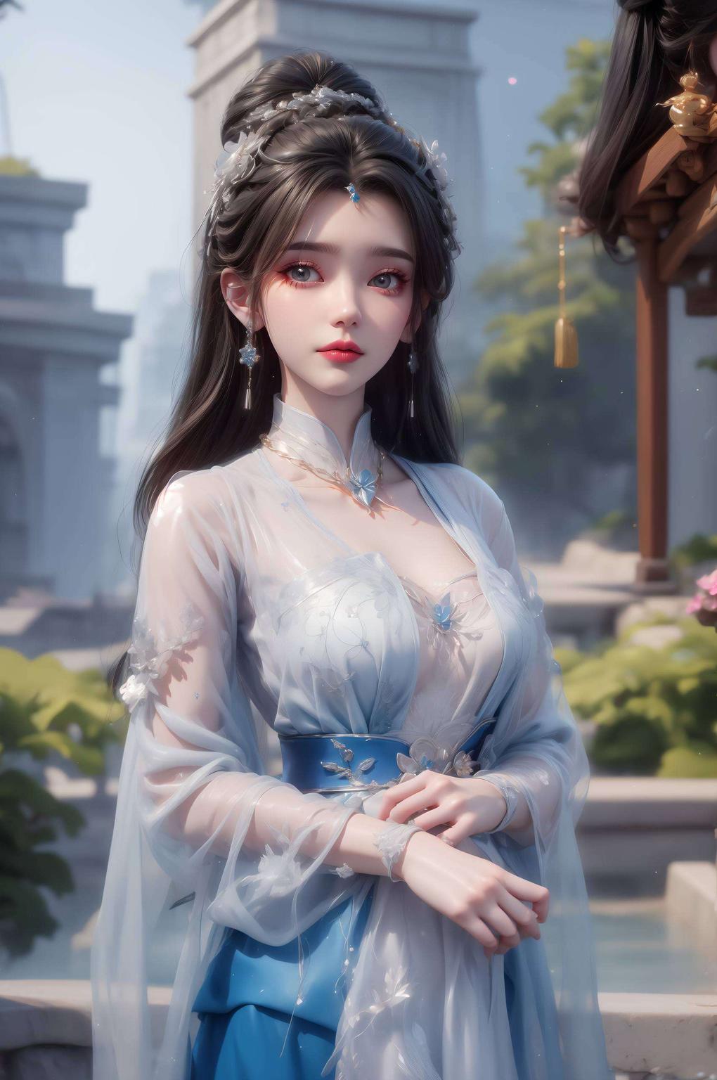 让这位国漫美女成为你手机壁纸的静谧风景她的每一次挥剑都是壁纸上的战斗诗篇