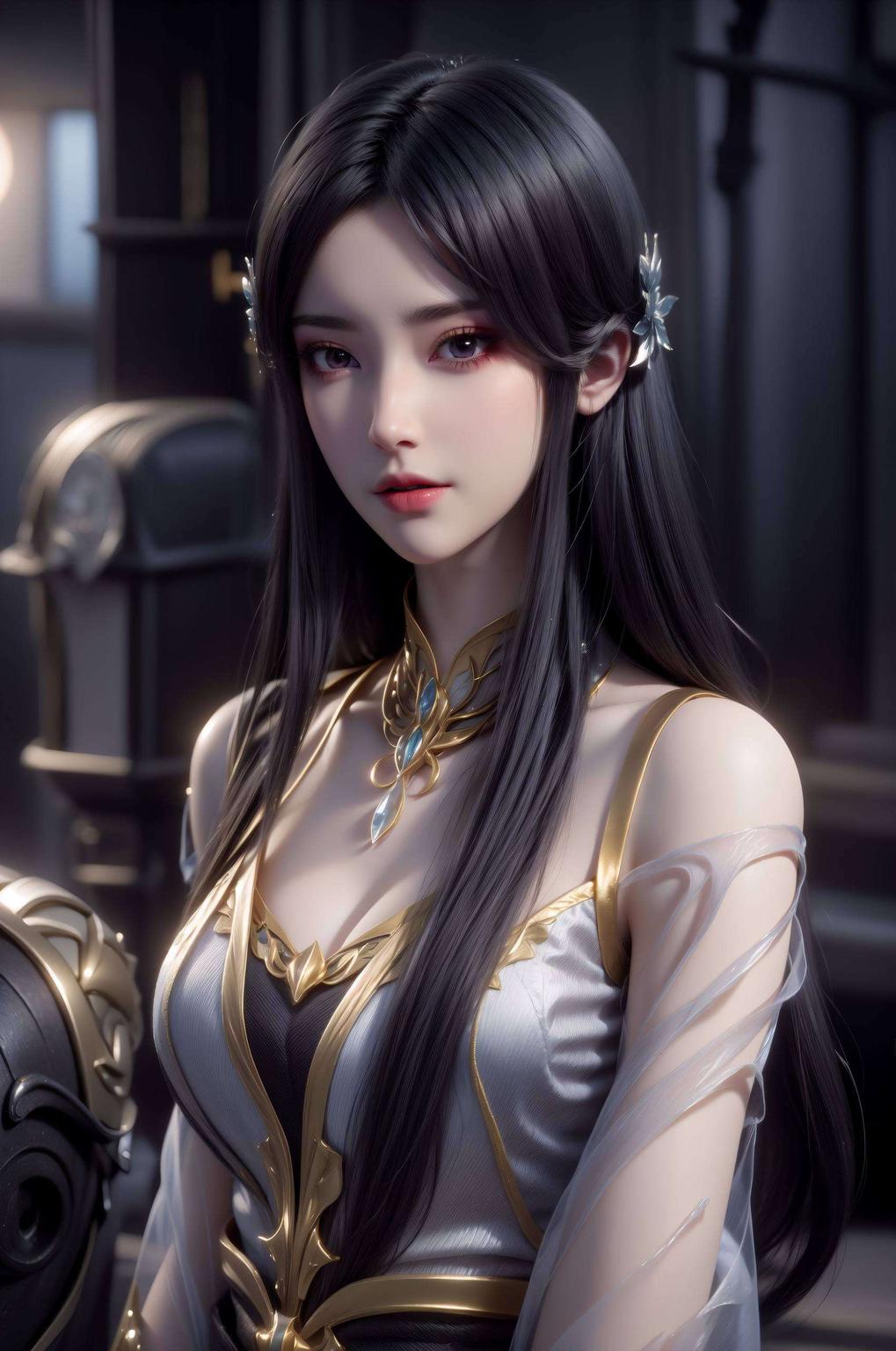 高清壁纸捕捉了她俏皮的马尾让人一眼难忘