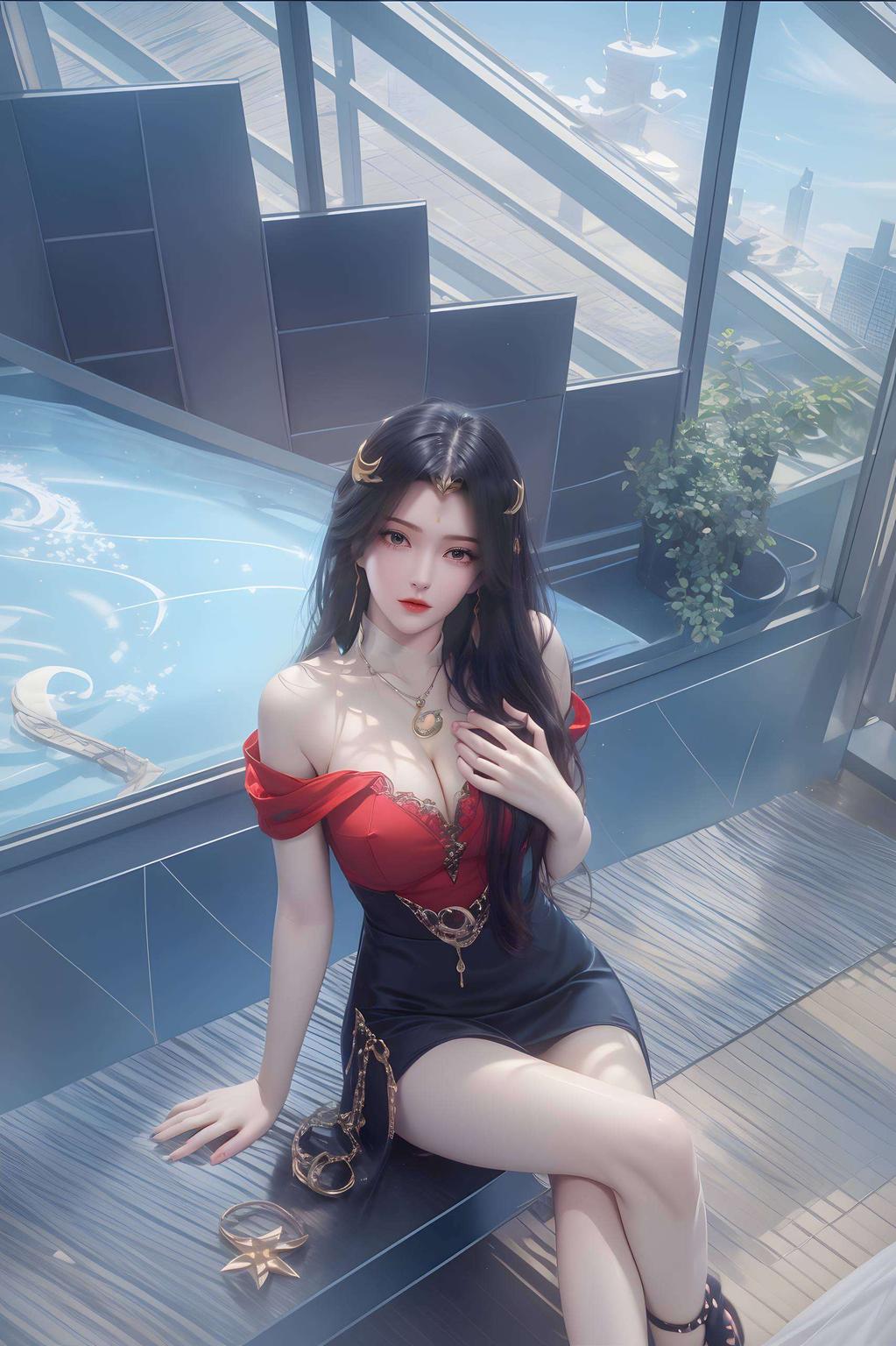 流畅的线条金属质感2K高清