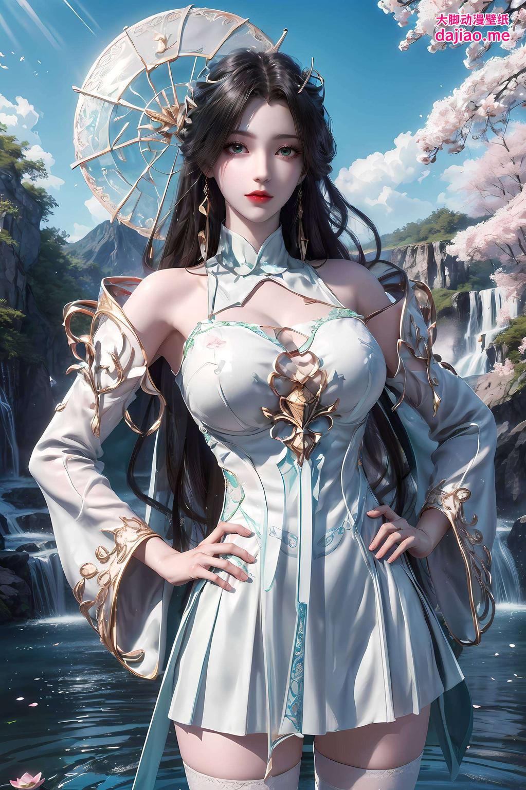 古风美女的婉约之美跃然屏上每一次动态壁纸的切换