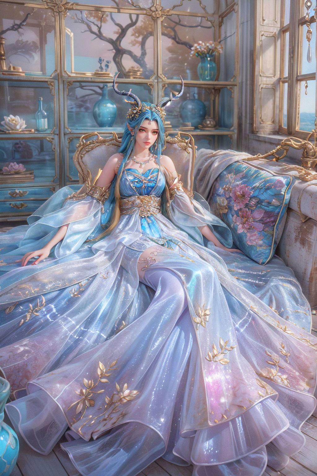 展现出女神的灵动与力量呈现出令人惊艳的视觉效果