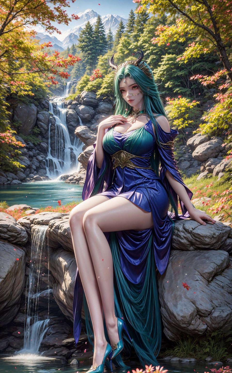 这款AI动漫美女不规则PC墙纸壁纸设计巧妙