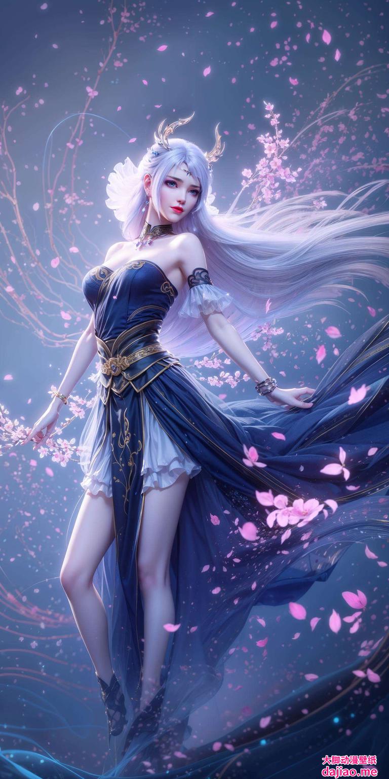 感受洛璃的灵动魅力对称构图