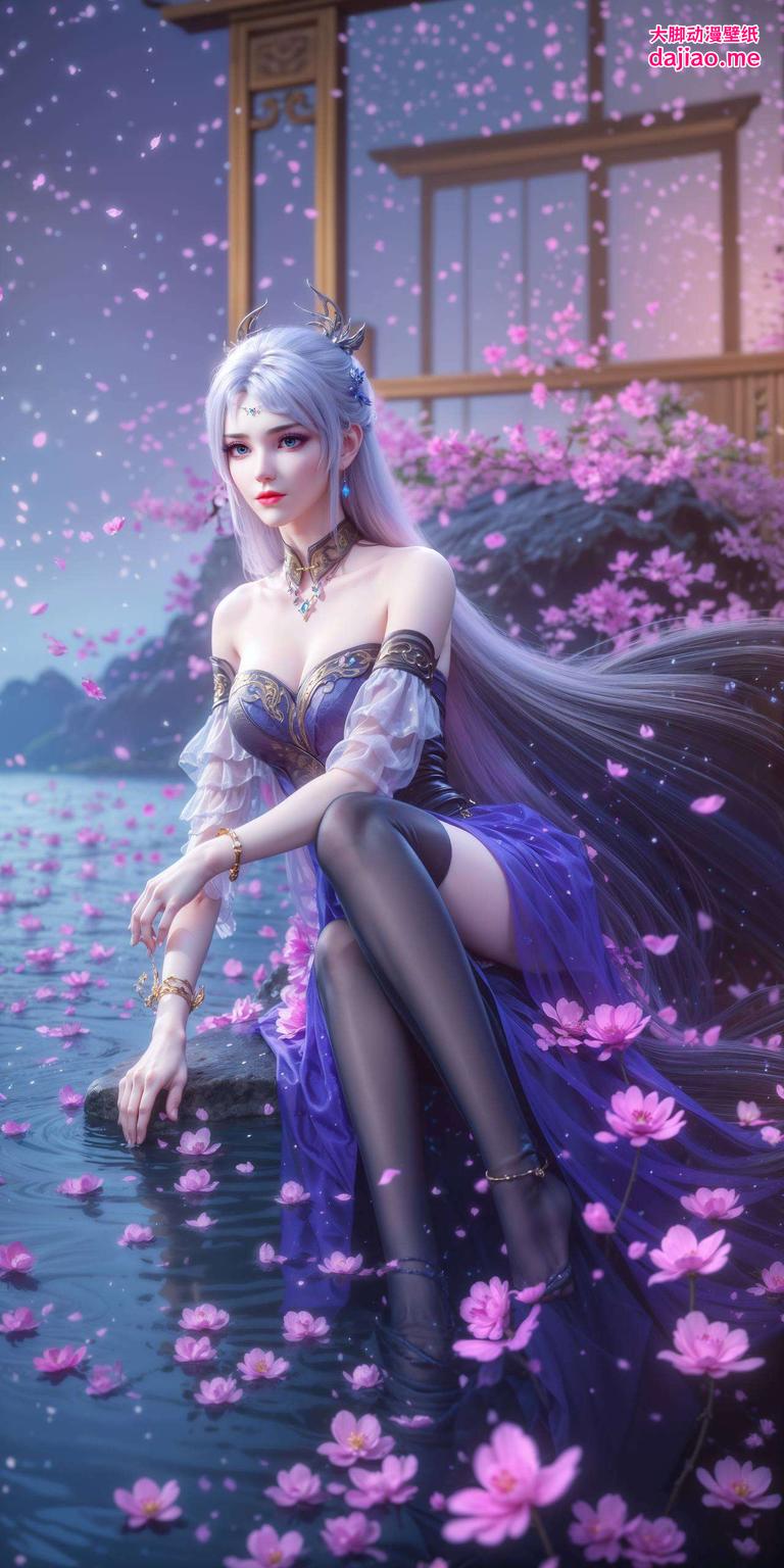 色彩斑斓展现独特魅力遇见洛璃AI绘画壁纸！细腻笔触勾勒绝美轮廓