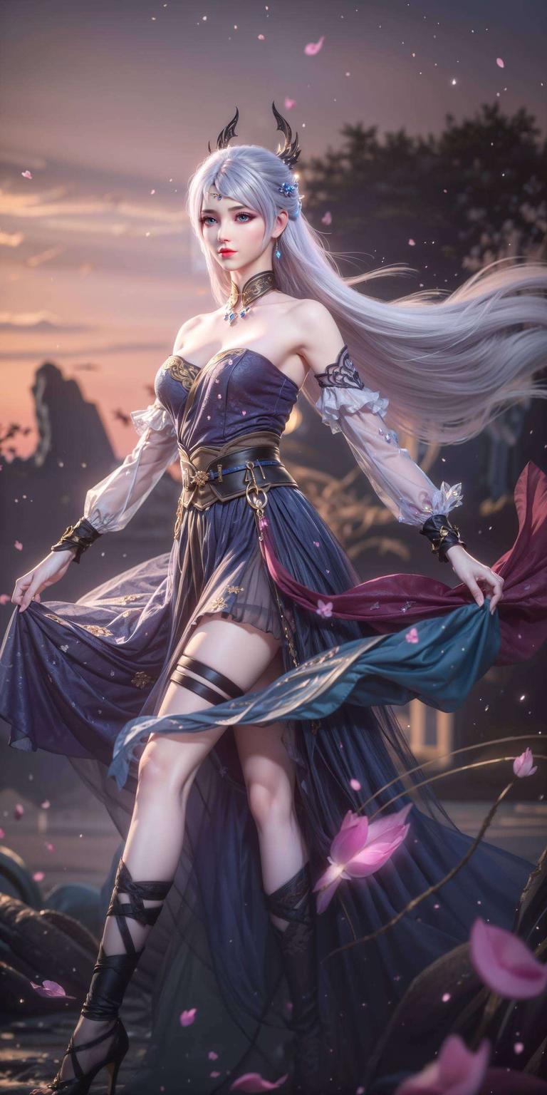 展现了古典美女的柔美与灵动让洛璃的美态在古风背景中更显韵味无穷