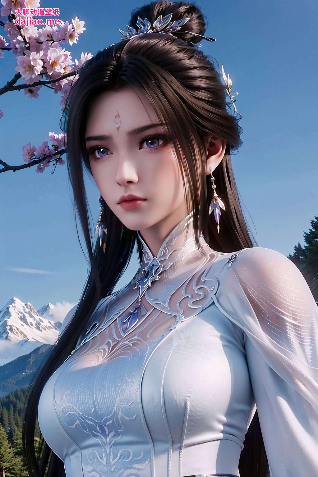 以她为主题身着绮丽华服
