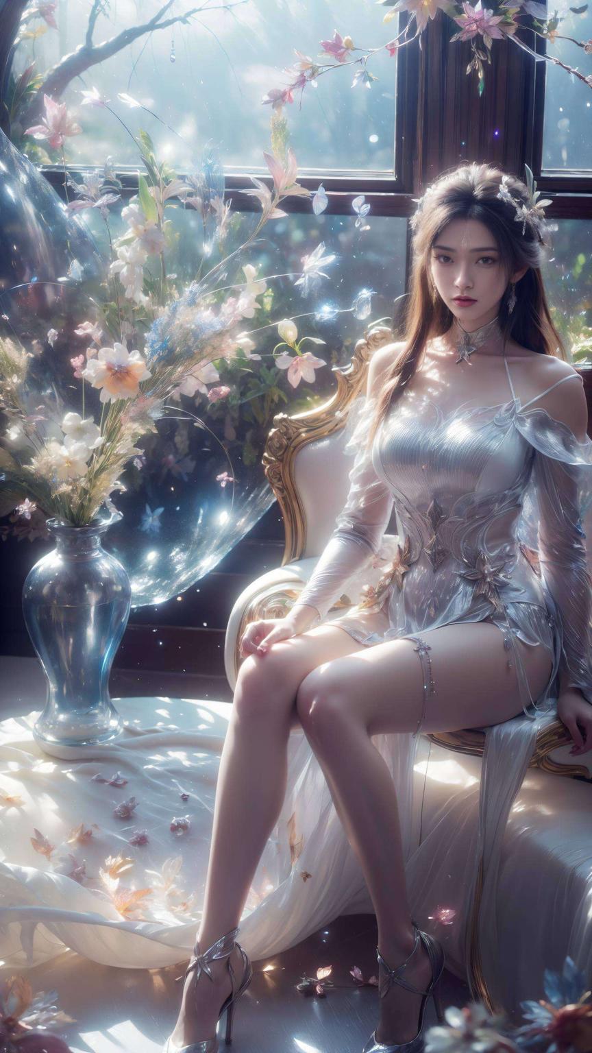 这款护眼壁纸手绘Win10壁纸国漫女神可爱壁纸中清新脱俗的陆雪琪