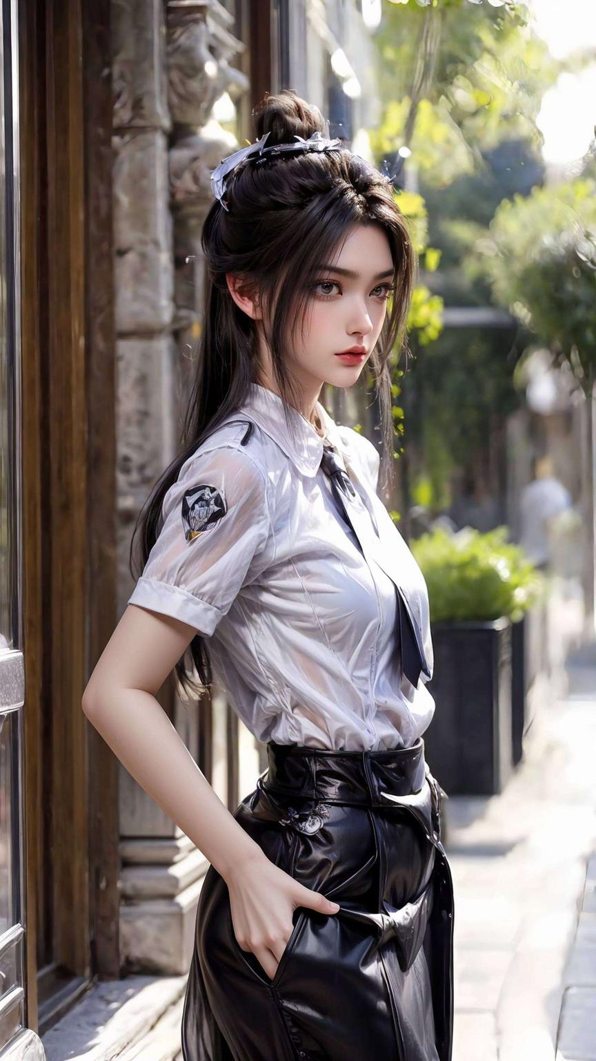 配上古香古色的背景都成为一次穿越千年的美的享受