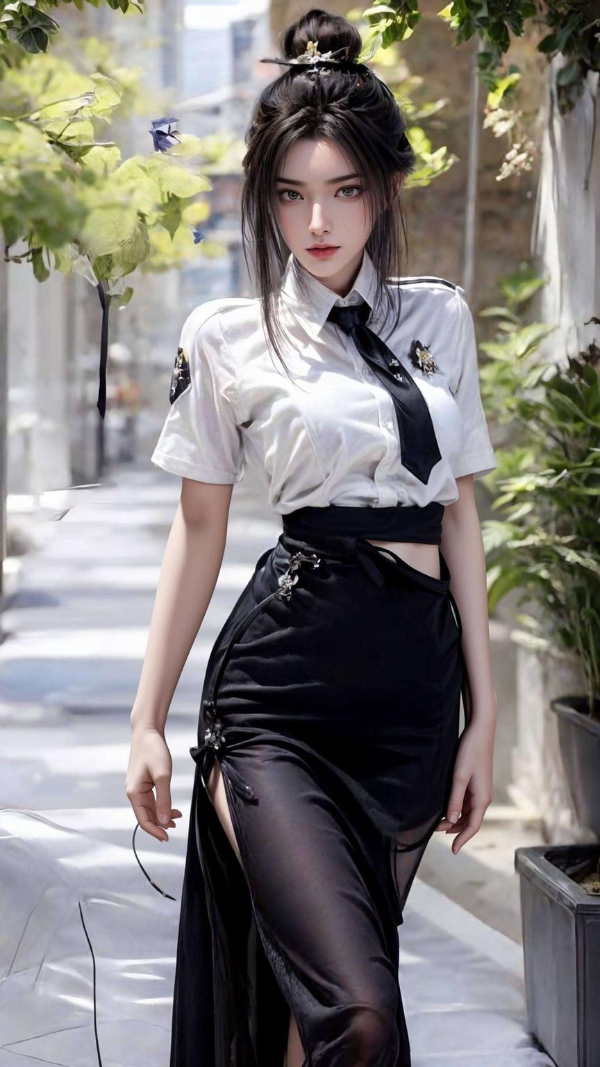 如清风徐来为你的桌面带来一抹清雅的国漫美女背景