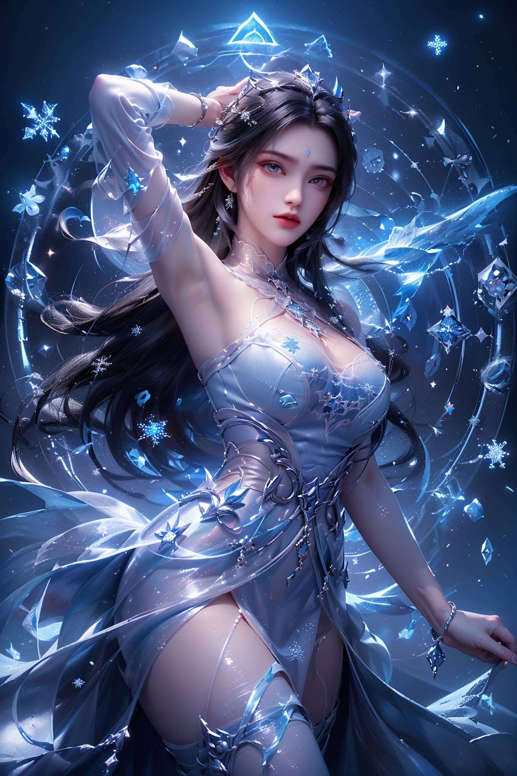 在紫色背景的映衬下更显魅力将国漫女神陆雪琪与鬼厉的浪漫故事细腻呈现