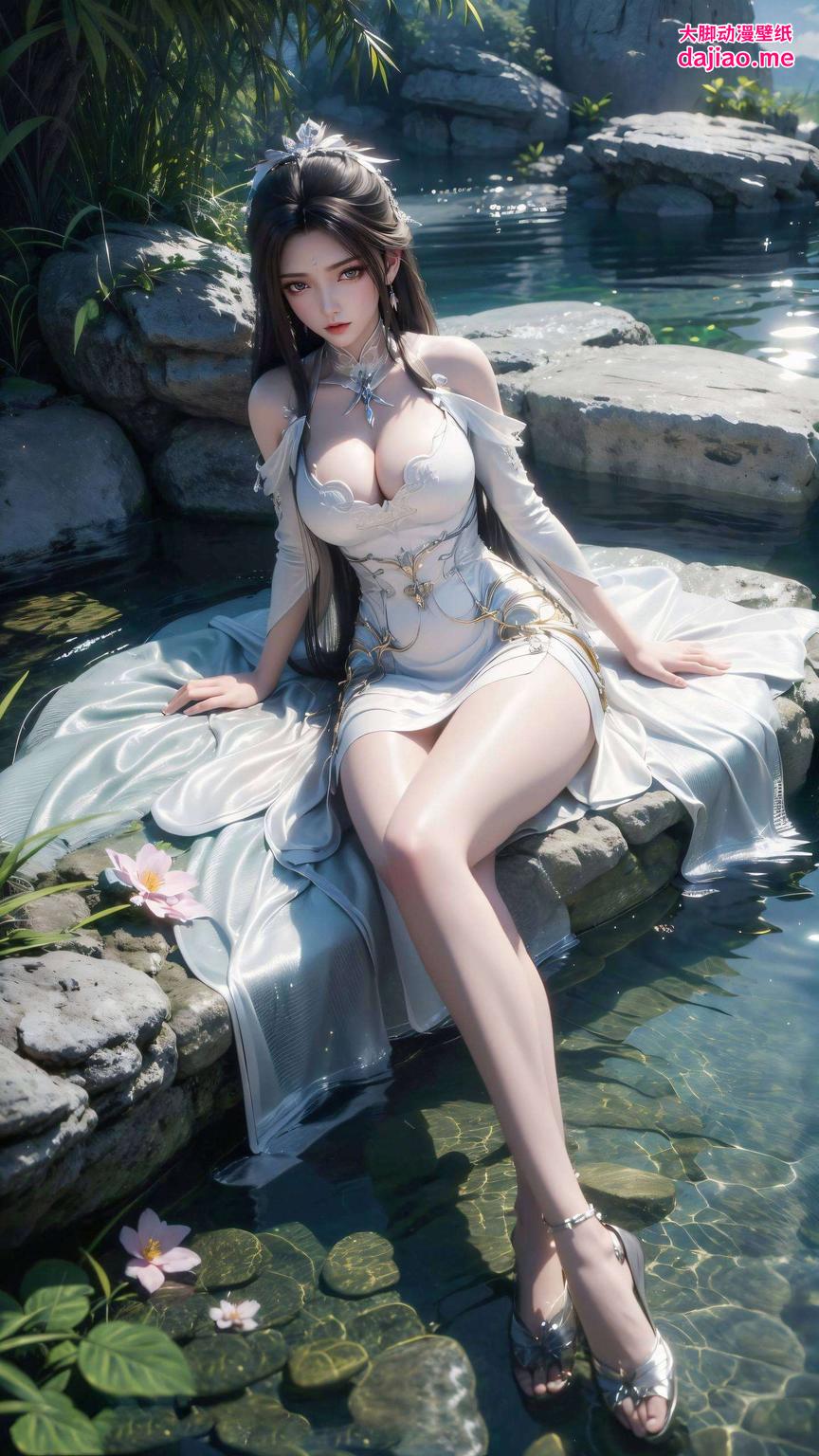 背景融合了神秘幽深的元素为这份深情更添几分奇幻色彩