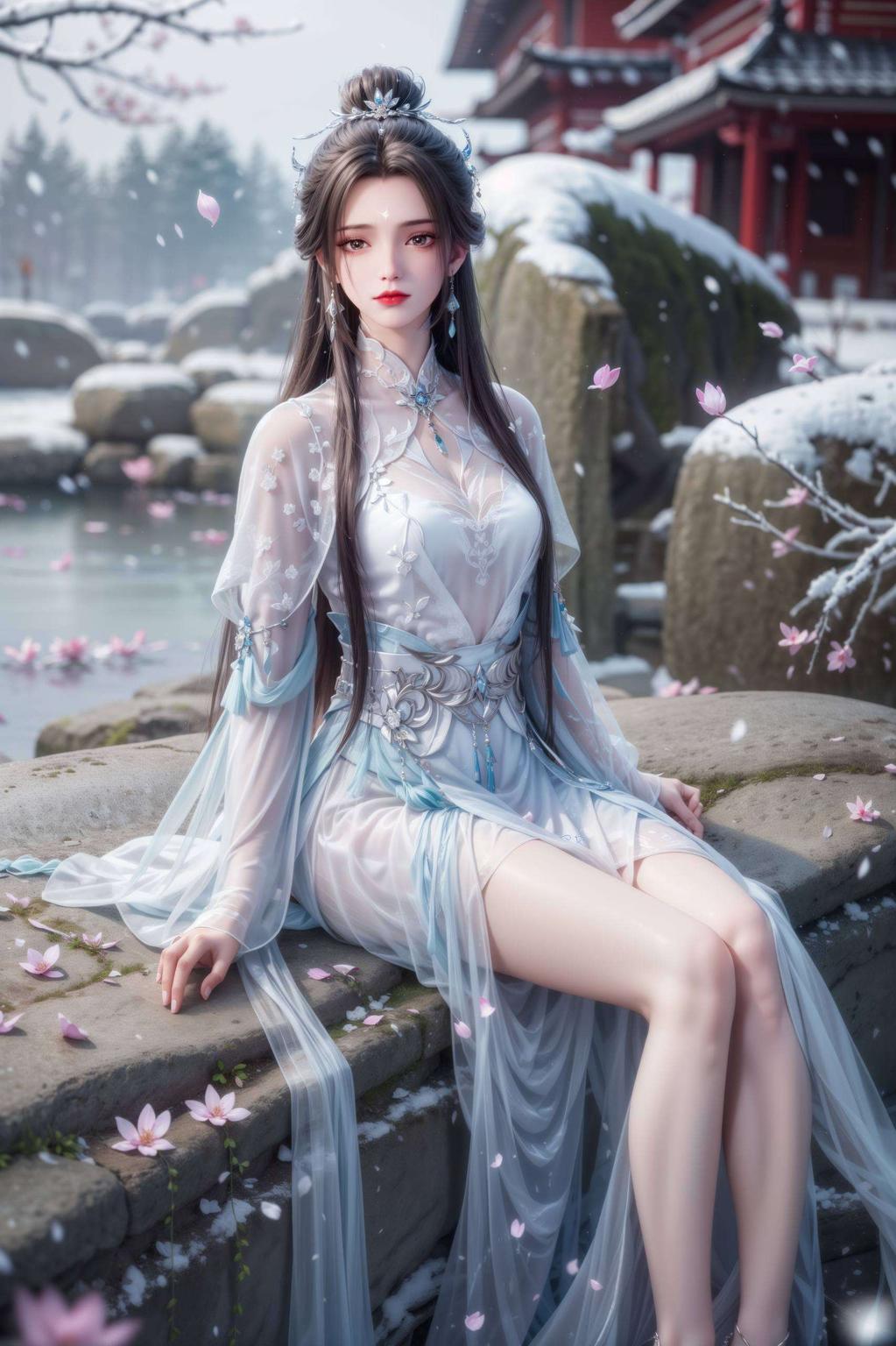 超清图片呈现细腻细节以陆雪琪的战斗英姿为主题