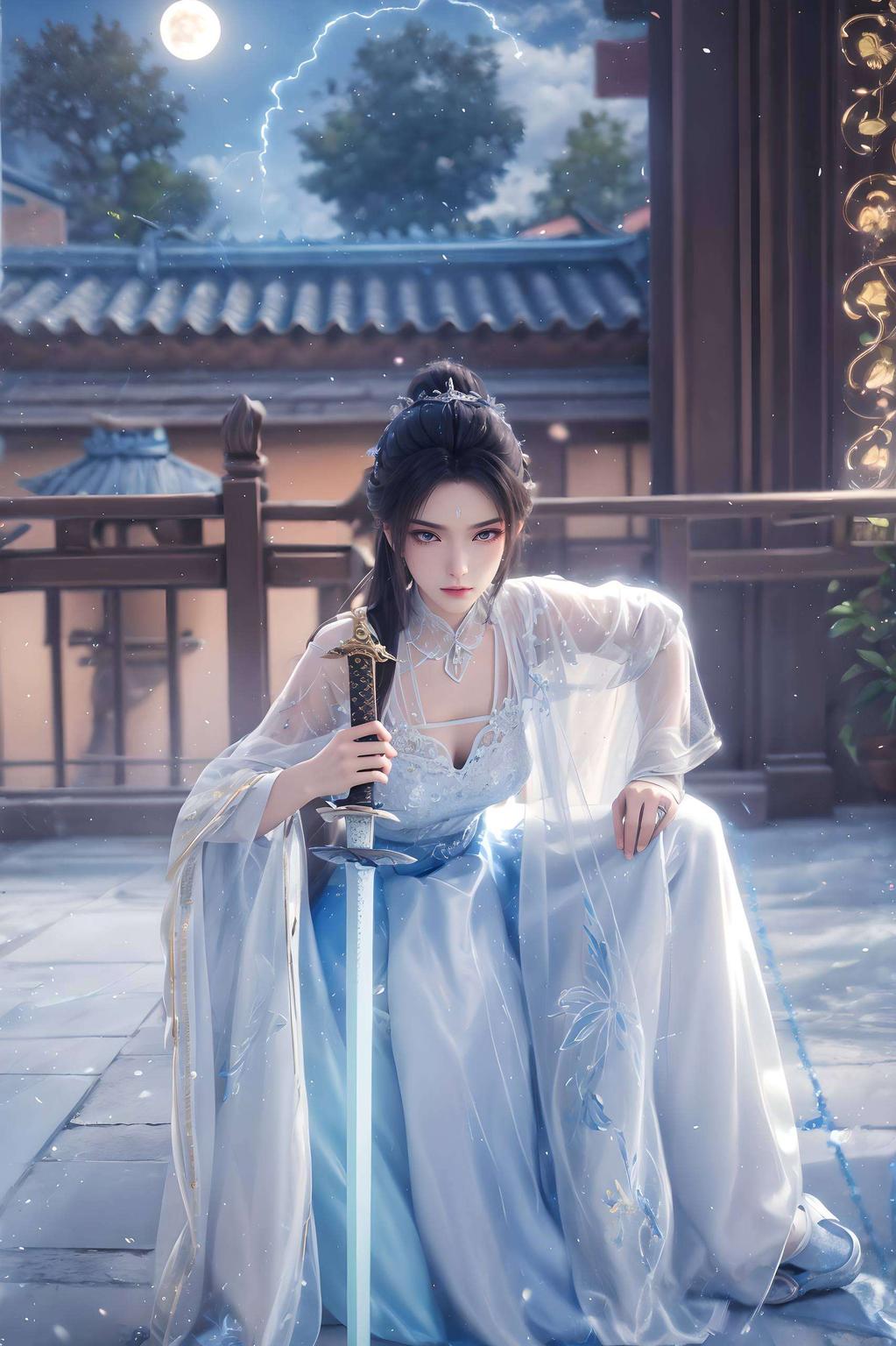 为你的桌面增添一抹仙气与宁静让陆雪琪的每一个细节都栩栩如生