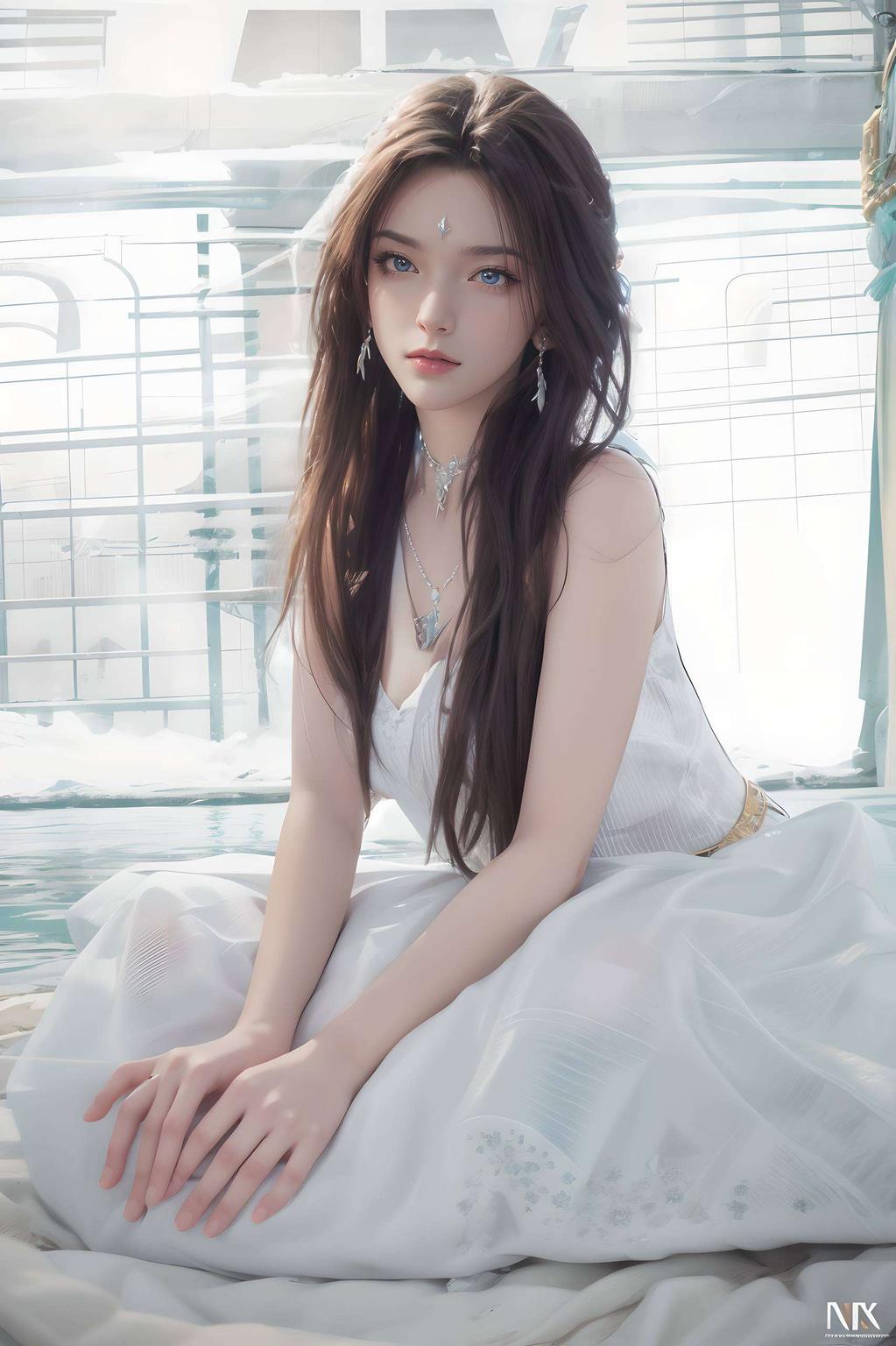 这款以AI技术绘制的陆雪琪动物形象壁纸细腻的笔触、鲜明的色彩