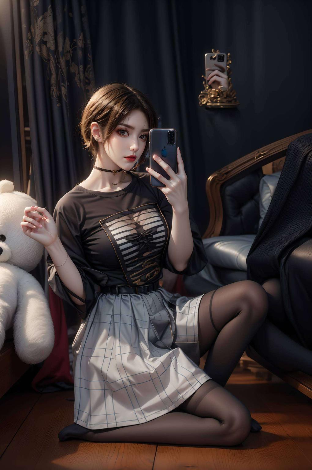 以国漫美女的柔美气质搭配粉色调每一帧细节都精心描绘