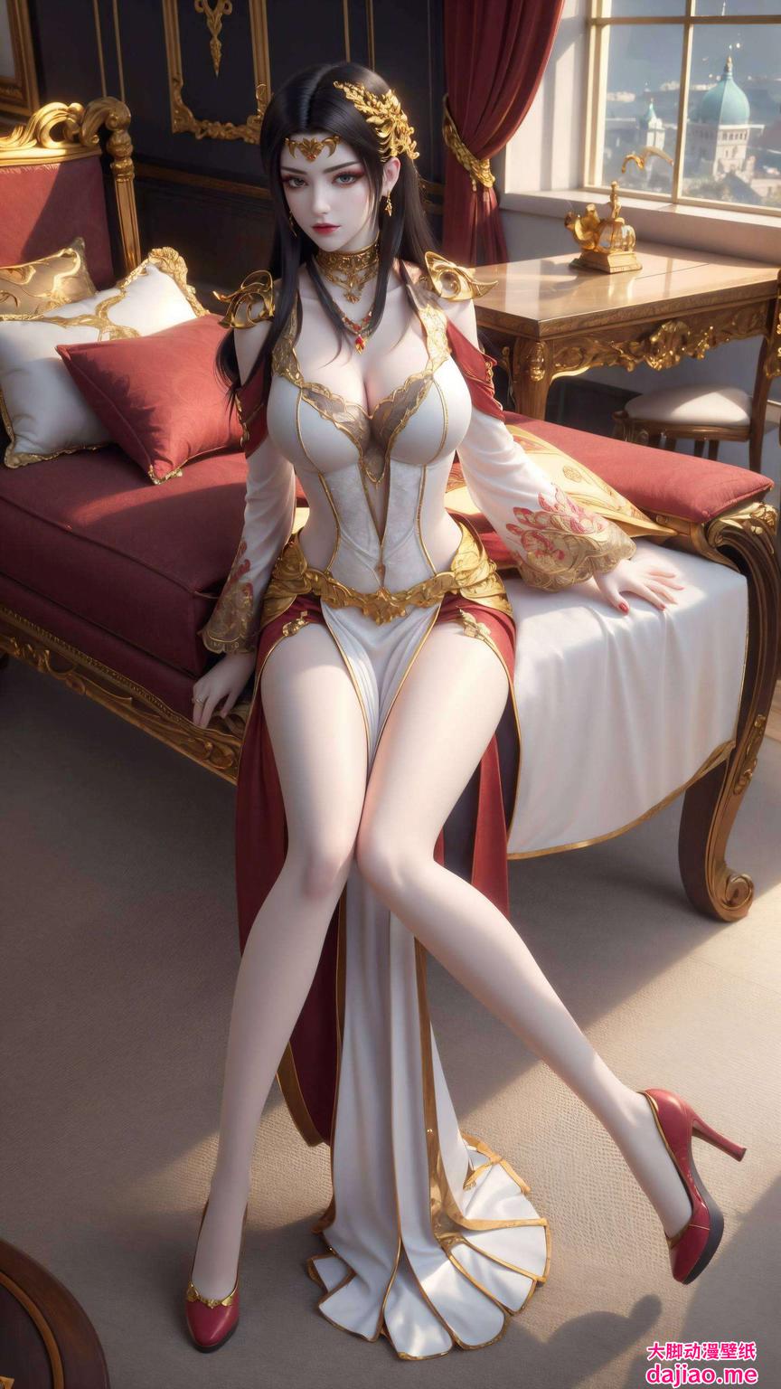 仿佛从神话中走出的神秘女神融合了美杜莎的超帅动态壁纸图片