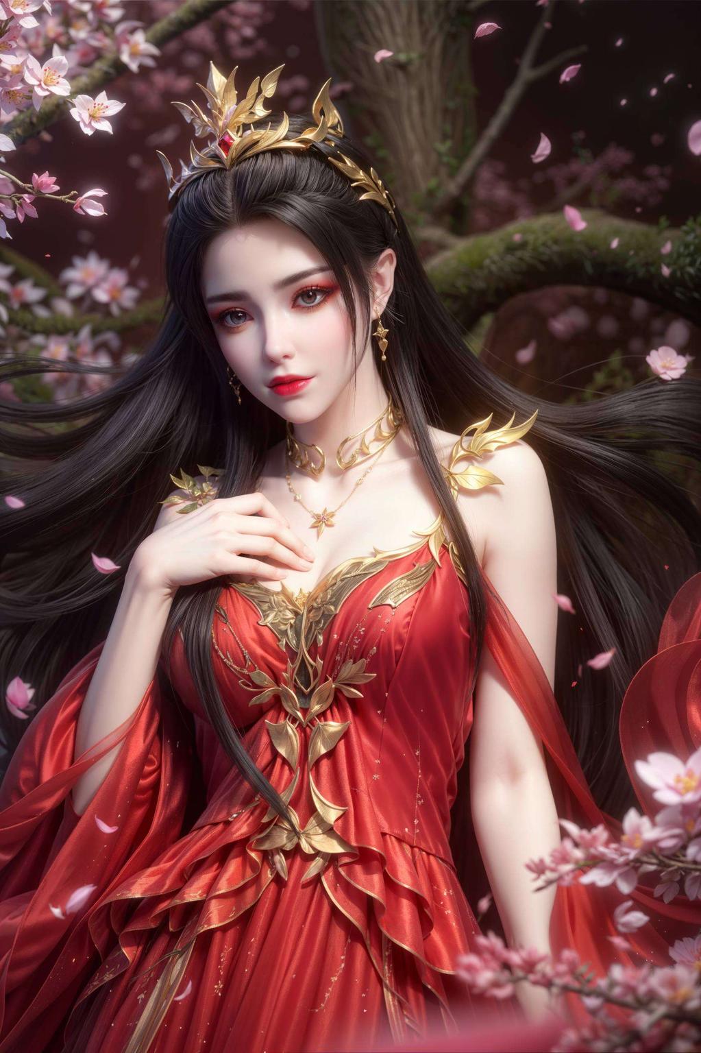 将神秘与优雅融为一体绘制于细腻丝绒质感的4K高清画面