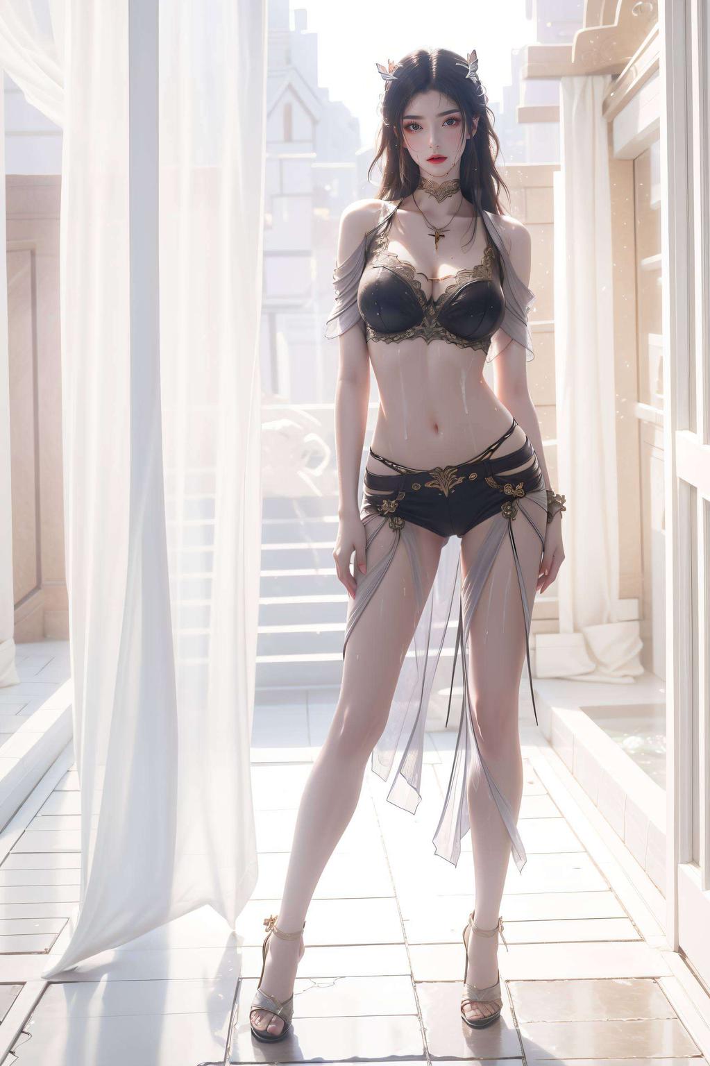 燃烧在国漫的星空她的眼神深邃而神秘