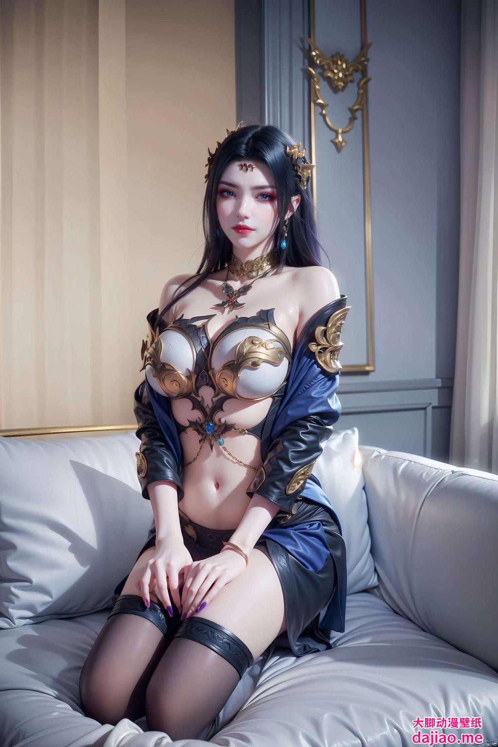 仿佛每个画面都诉说着古老神话的神秘她的眼神深邃如夜空