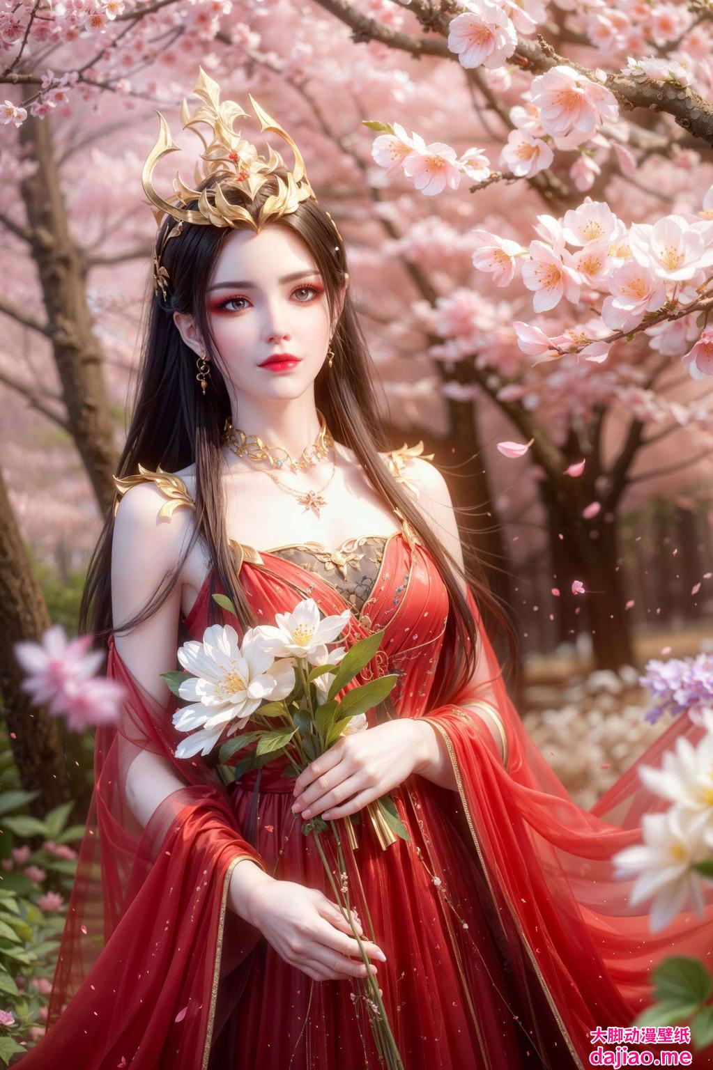 每一朵花瓣都绽放着生机这款绿色碎花的ipad艺术壁纸