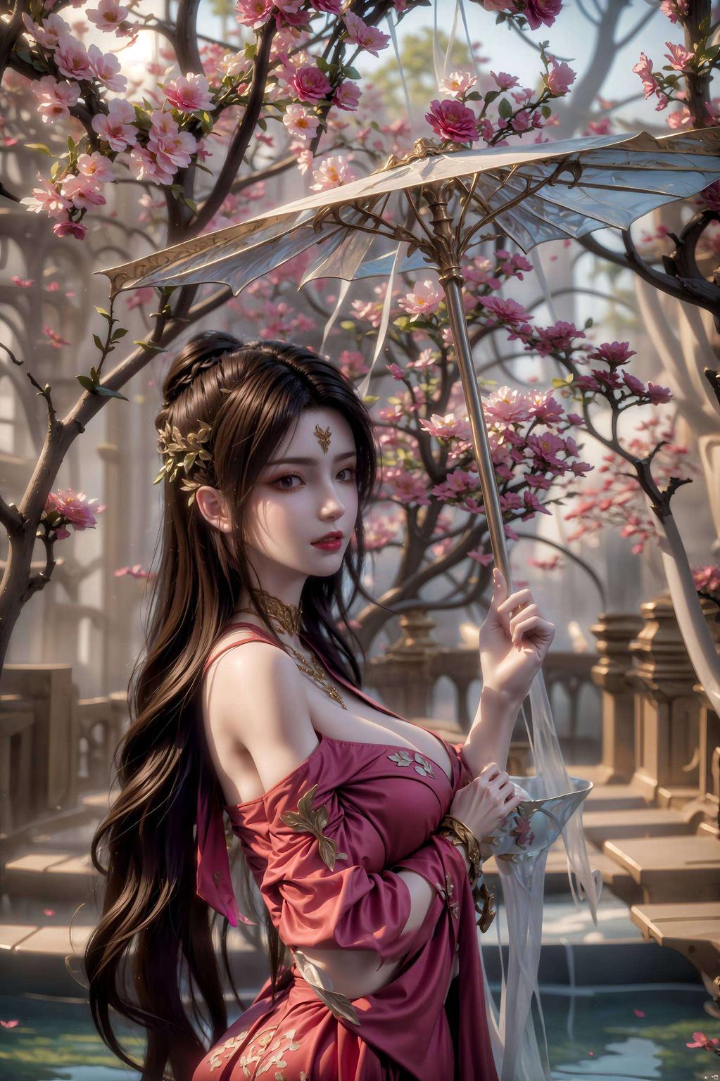 美杜莎的冷艳形象让画面更显精致