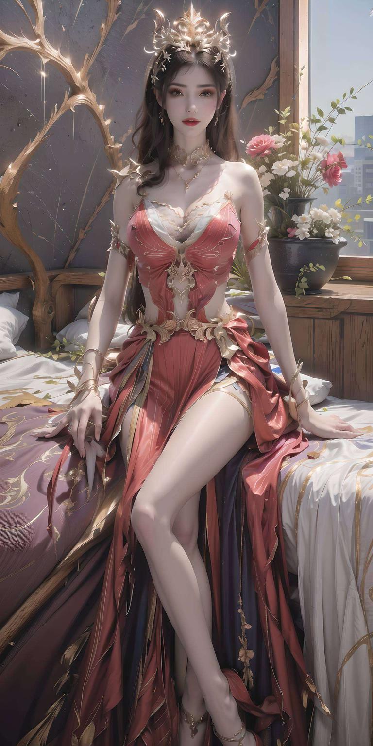 这位国漫女神眼神深邃蛇发飘逸