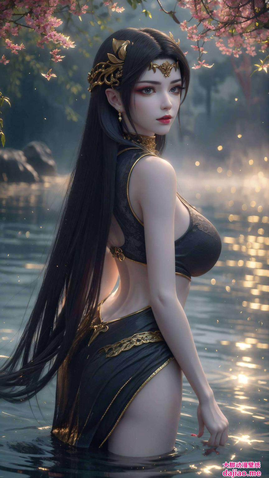 这款静态国漫女主AI壁纸让每一次目光触及都如被神秘魔法吸引