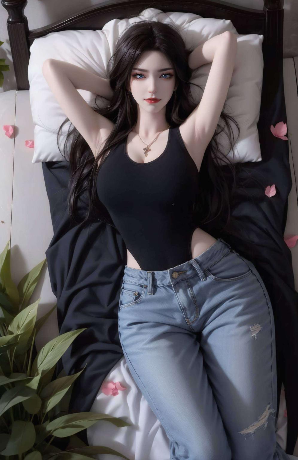 以国漫美女美杜莎的图片为灵感巧妙融合单色调的优雅与可爱元素