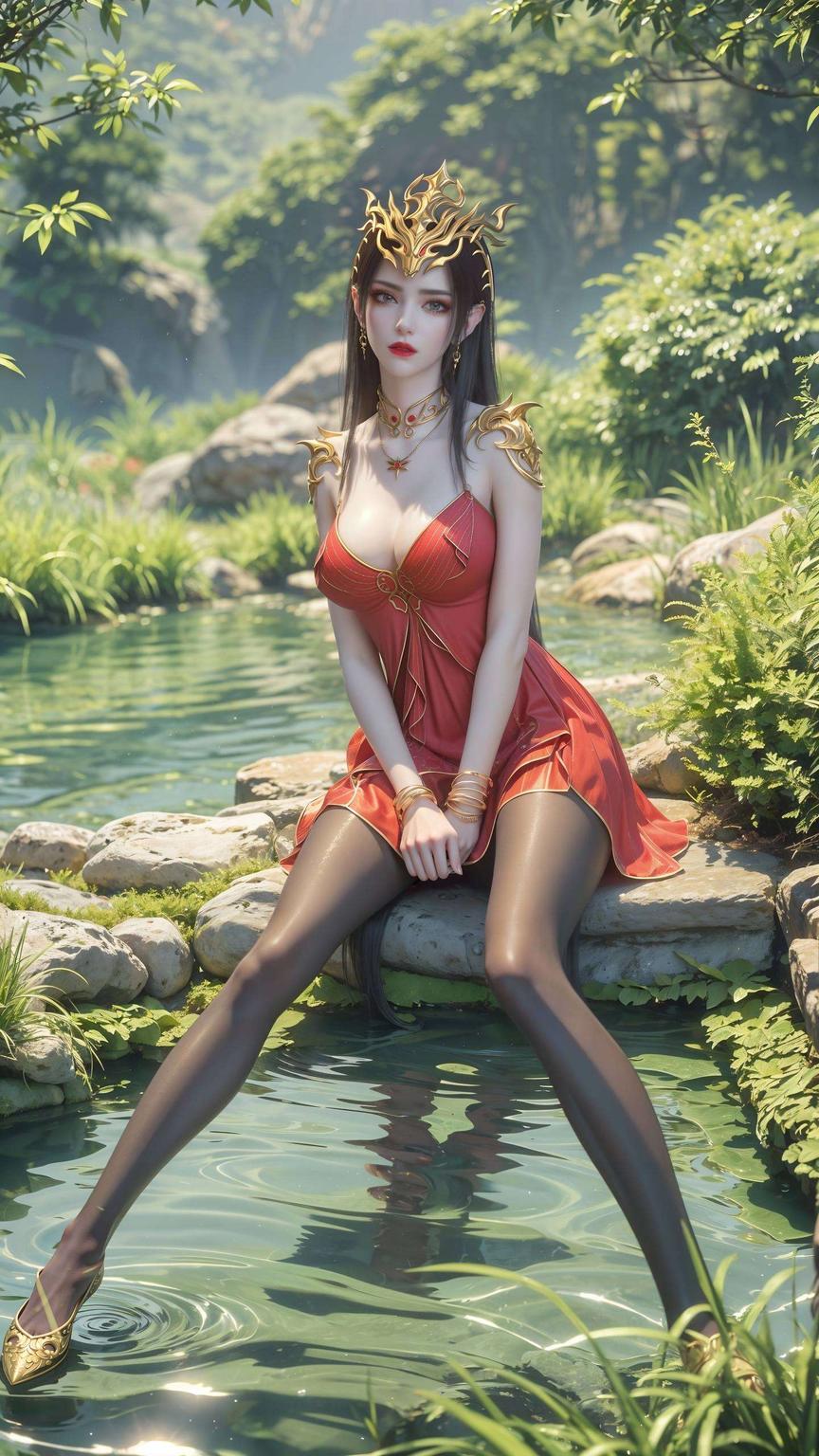 美艳动人斗破苍穹中的彩鳞