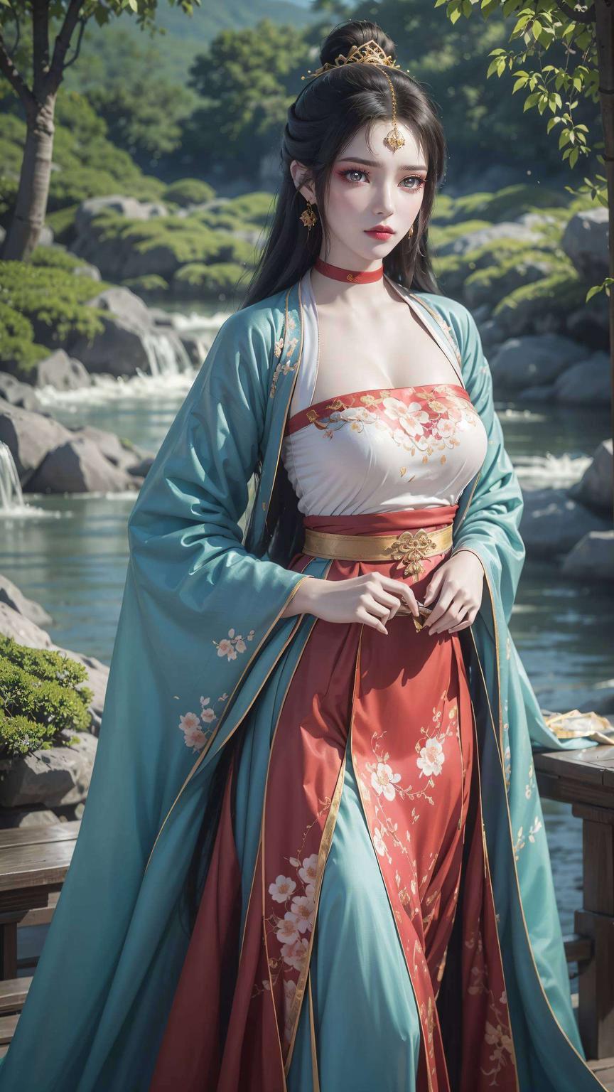 墨云轻舞以手绘艺术呈现AI动漫女主的独特魅力
