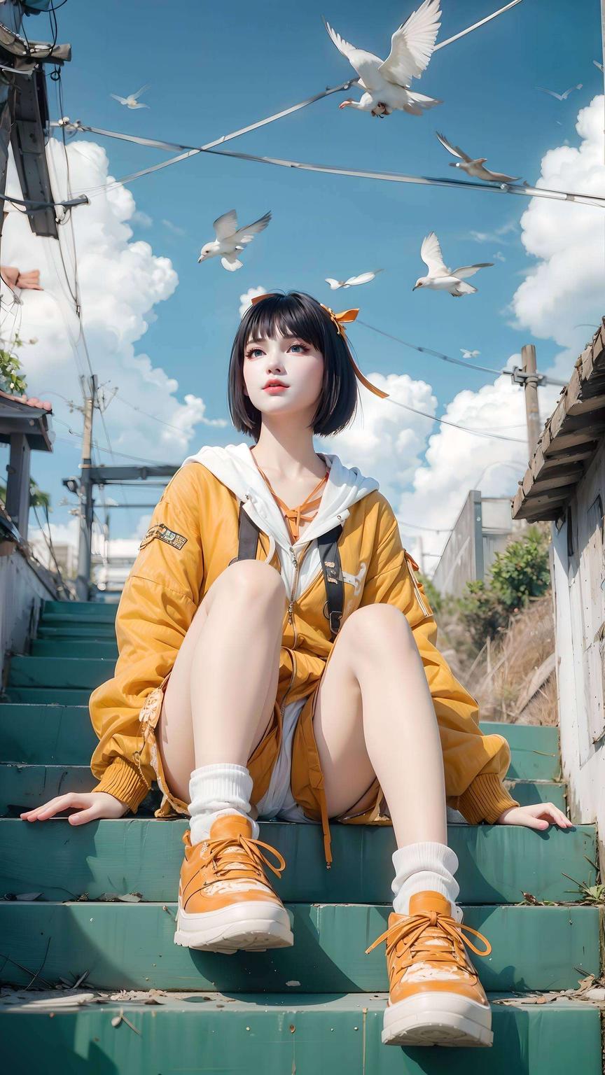 为你的苹果设备带来清新脱俗的视觉享受慕青鸾原画壁纸