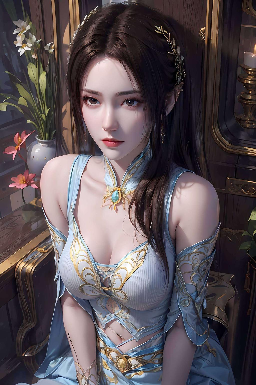 如梦如幻瘦金体的纳兰嫣然翩翩起舞