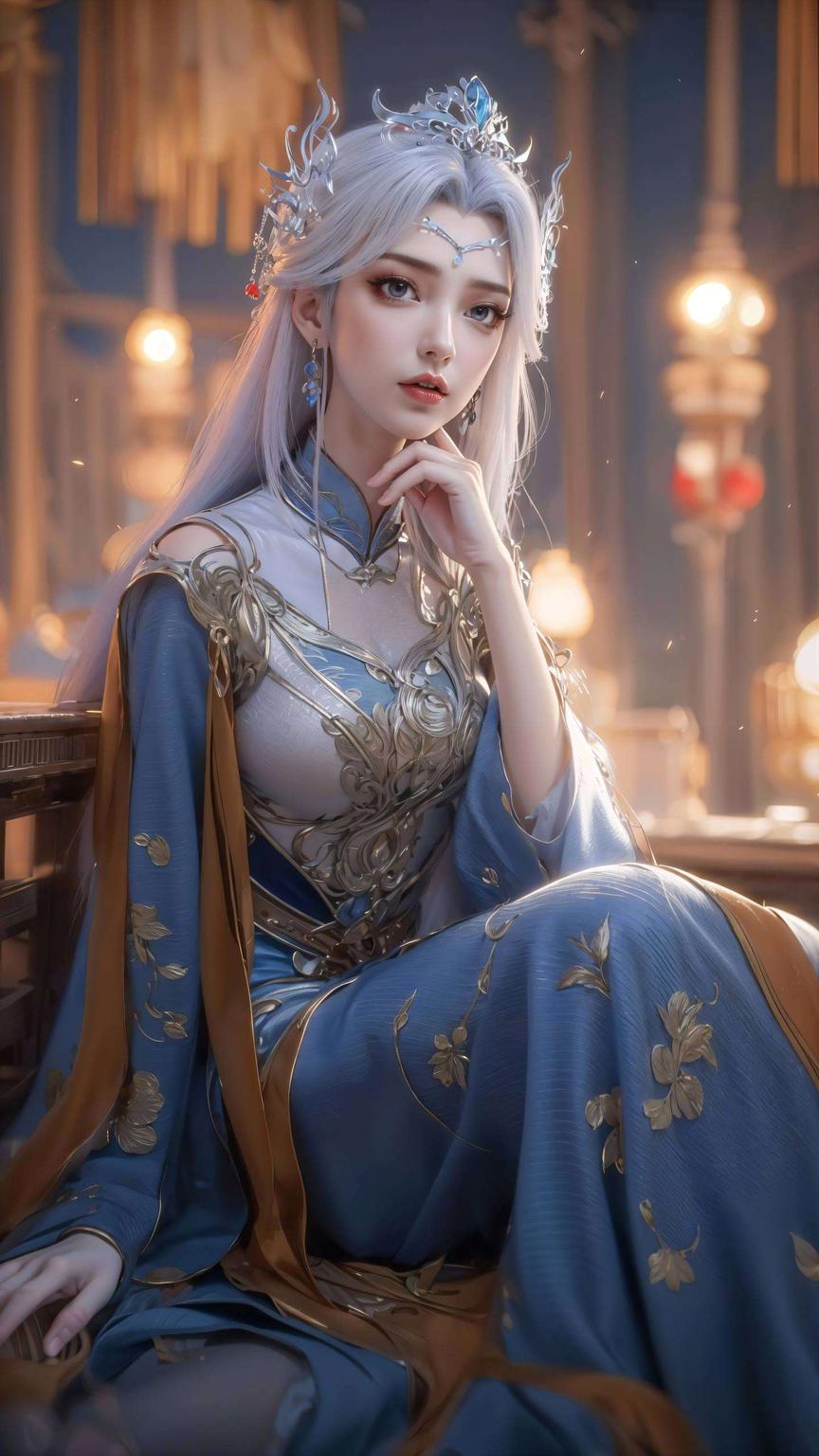 电脑桌面上如何救？一幅幅精选国漫女主AI同人壁纸