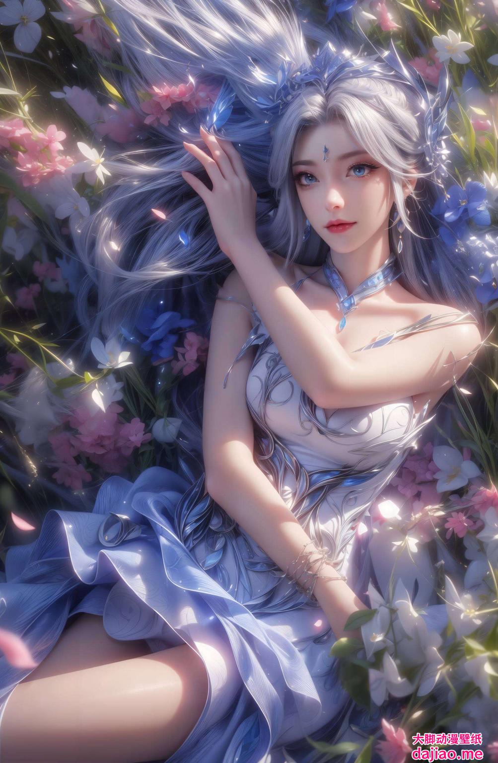 融合了国漫元素与抽象艺术让我们一起感受这款充满创意的AI动漫壁纸吧！