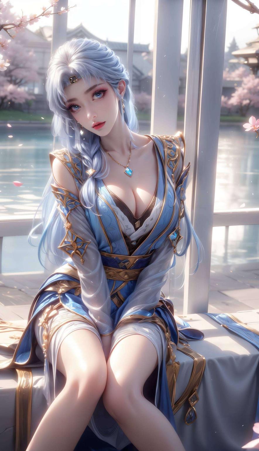令人一见倾心全屏AI绘画动作素材