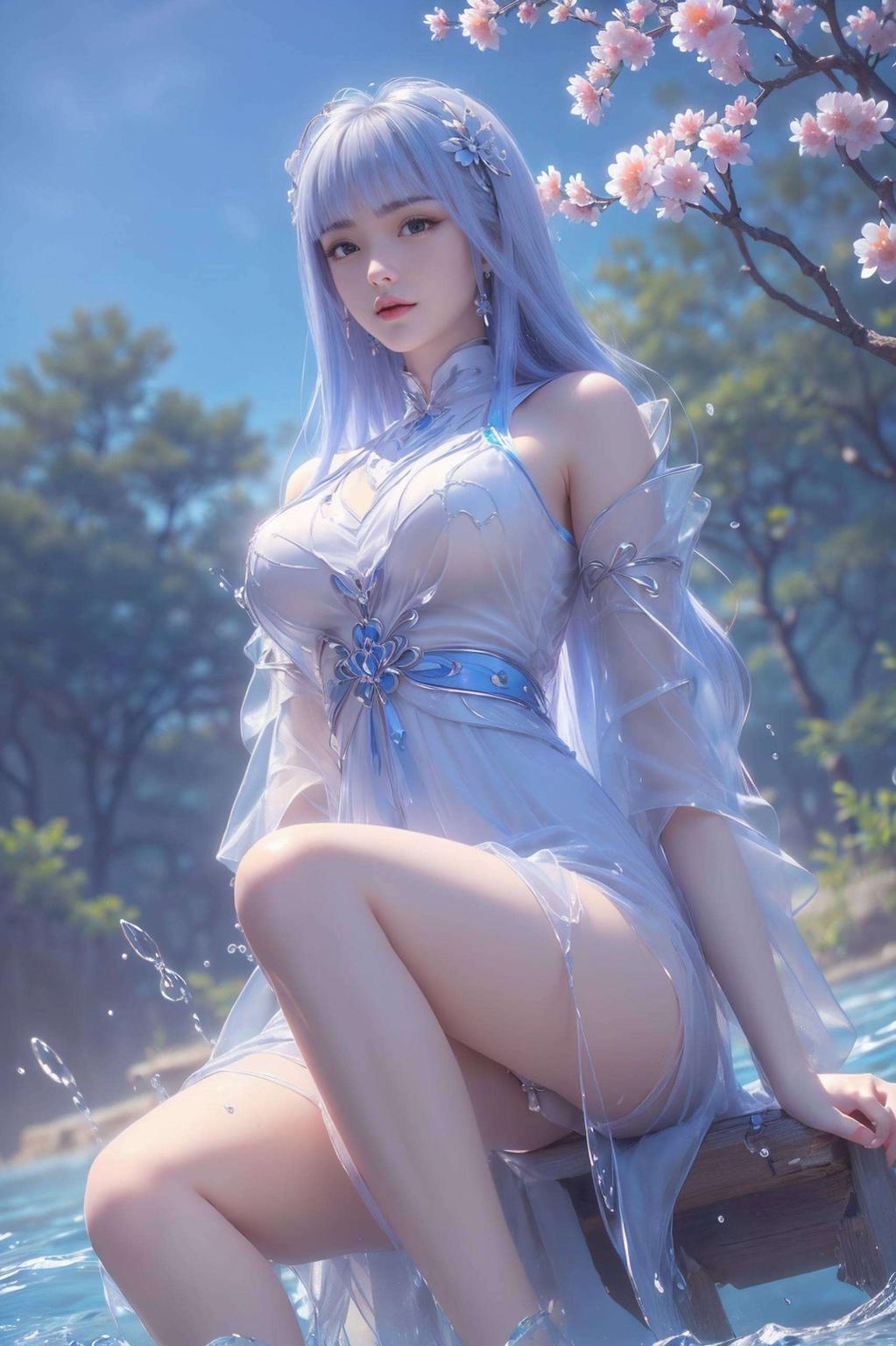 每一次解锁国漫美女的灵动身影与浪漫氛围形成鲜明对比