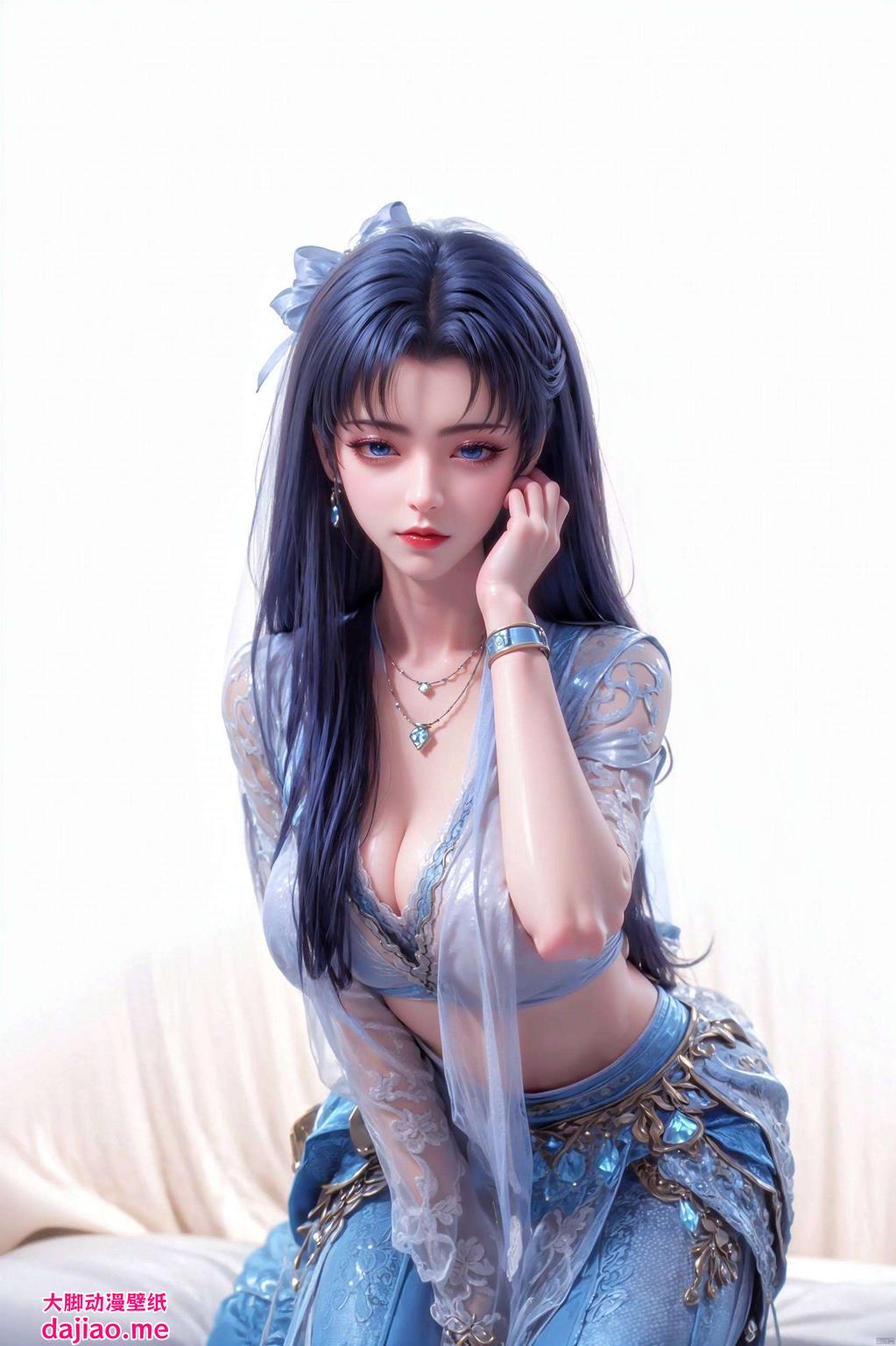 让每一次凝视都成为心灵的触动细腻的线条勾勒出她精致的五官