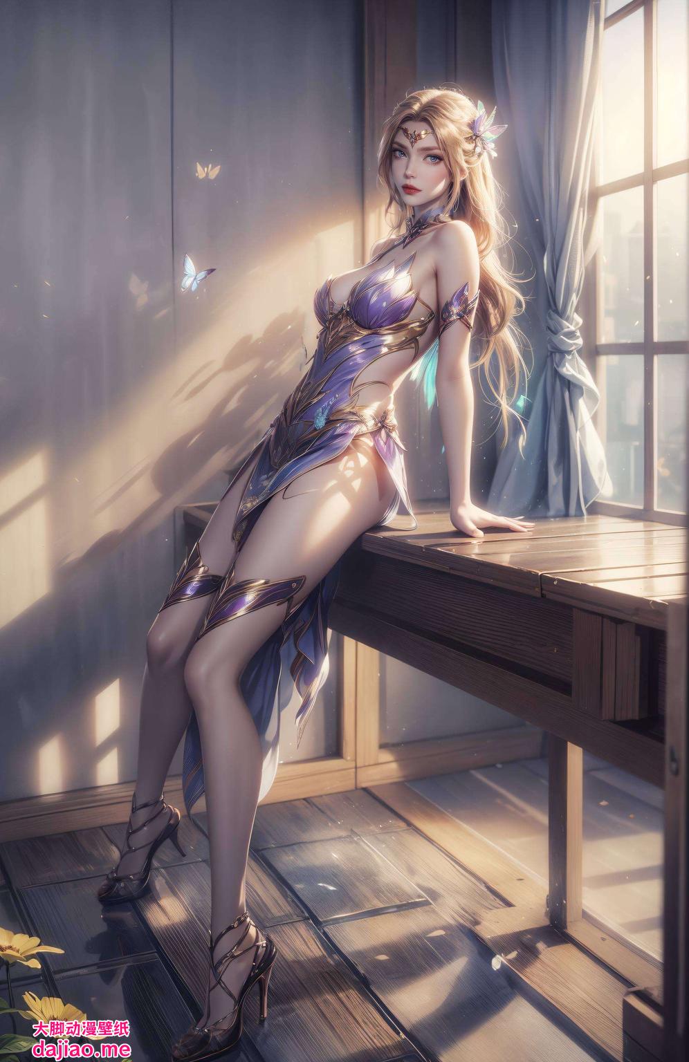 特别呈现武魂殿千仞雪的绝美风华她眼神灵动