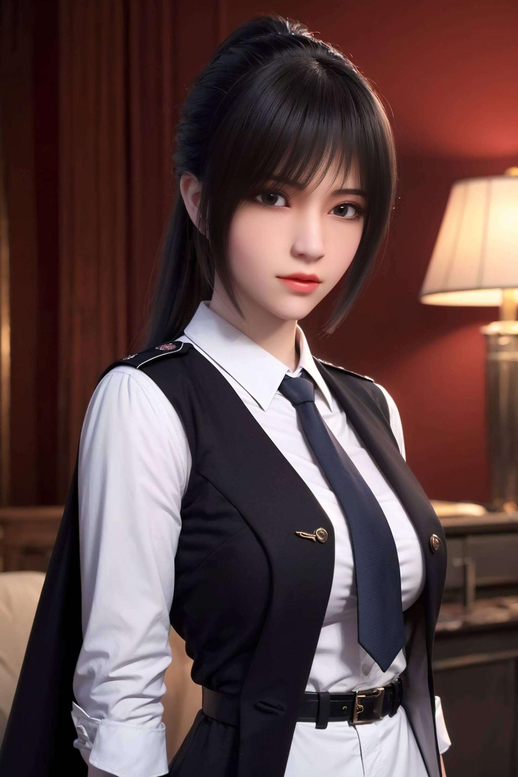 这款特写抽象2k高清国漫美女壁纸让真人AI动漫女神的魅力跃然纸上