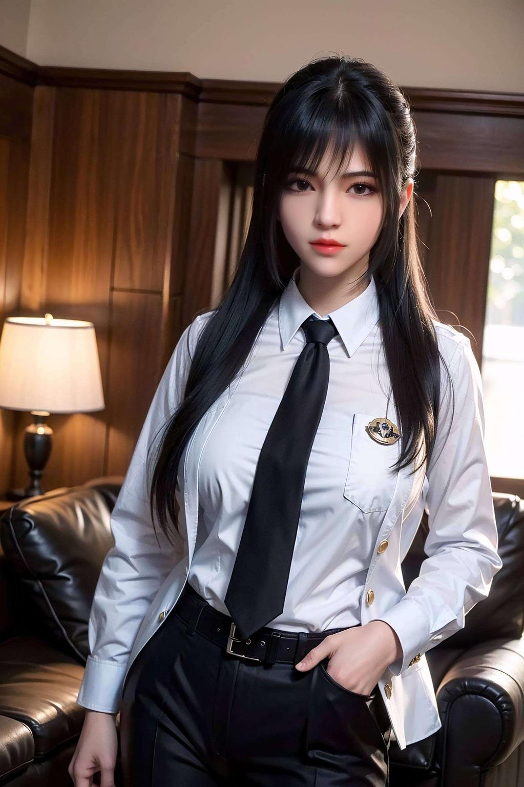 细腻的笔触与鲜明的色彩雄兵连琪琳的形象跃然于60帧4K超清画质之中